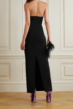 Solace London Audrey Maxi Dress Black Size 8 for rent on The Volte - image 2