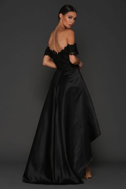 Elle Zeitoune Rosie Strapless Black Lace Dress Size 10 for rent on The Volte - image 2