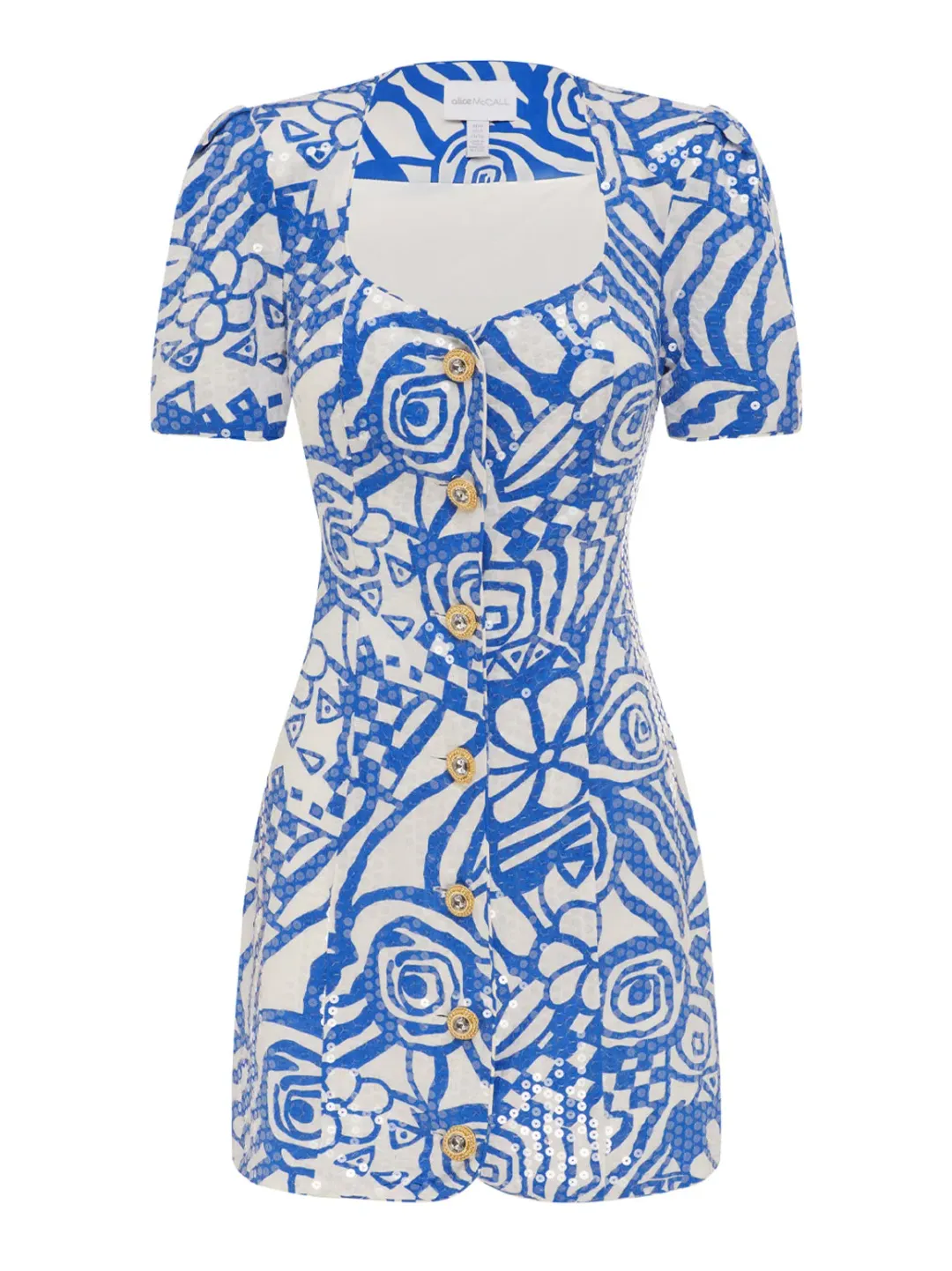 Alice McCall Daisy Daze Mini Dress Royal Size L / Au 12 for rent on The Volte - main image