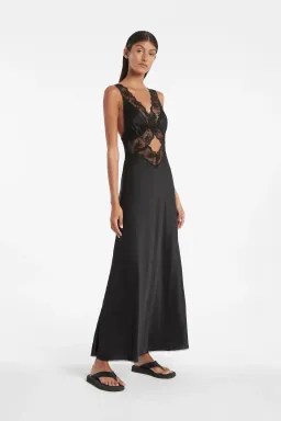 Sir The Label Aries Cut Out Gown Black Size AU 6 for rent on The Volte - image 2