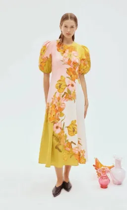 Alemais - Silas Midi Dress - Size 14 for rent on The Volte - image 2