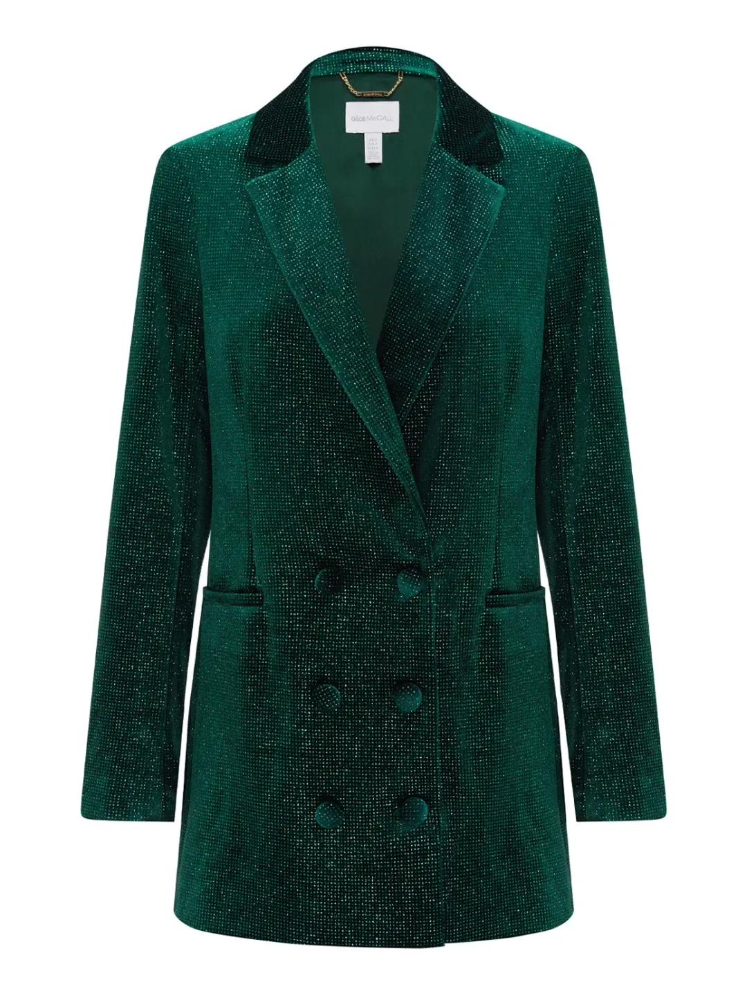 Alice McCall Midnight Magic Two-Piece Suit Forest Green Size 6 for rent on The Volte - main image