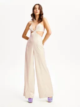Alice McCall Night Sky Jumpsuit Chai Latte Size 10 for rent on The Volte - image 3