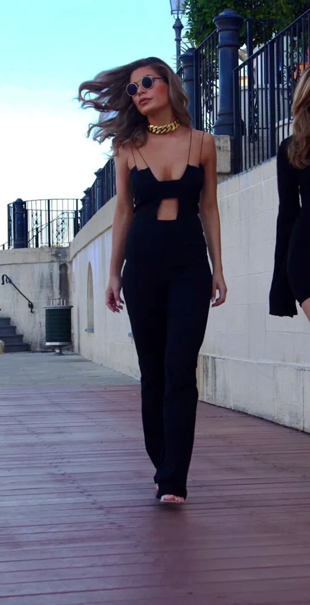 Bec and Bridge Coco Jazz Jumpsuit Black Size 10 for rent on The Volte - main image