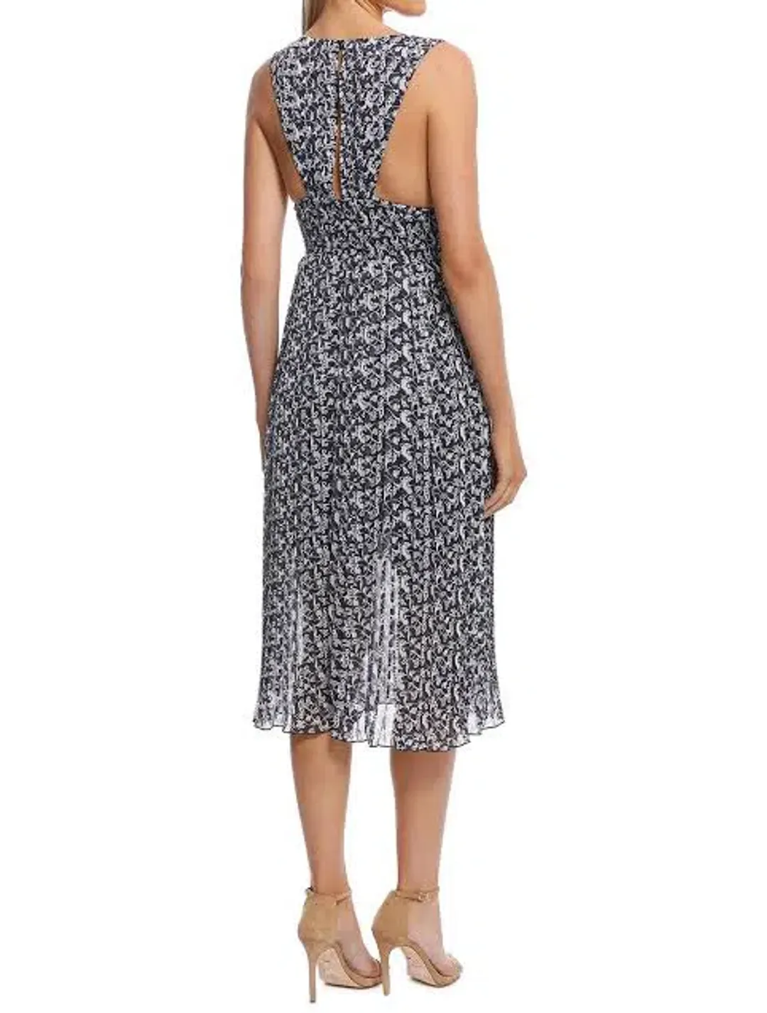 Misha Alexandria Midi Dress Print Size 8 for rent on The Volte - main image