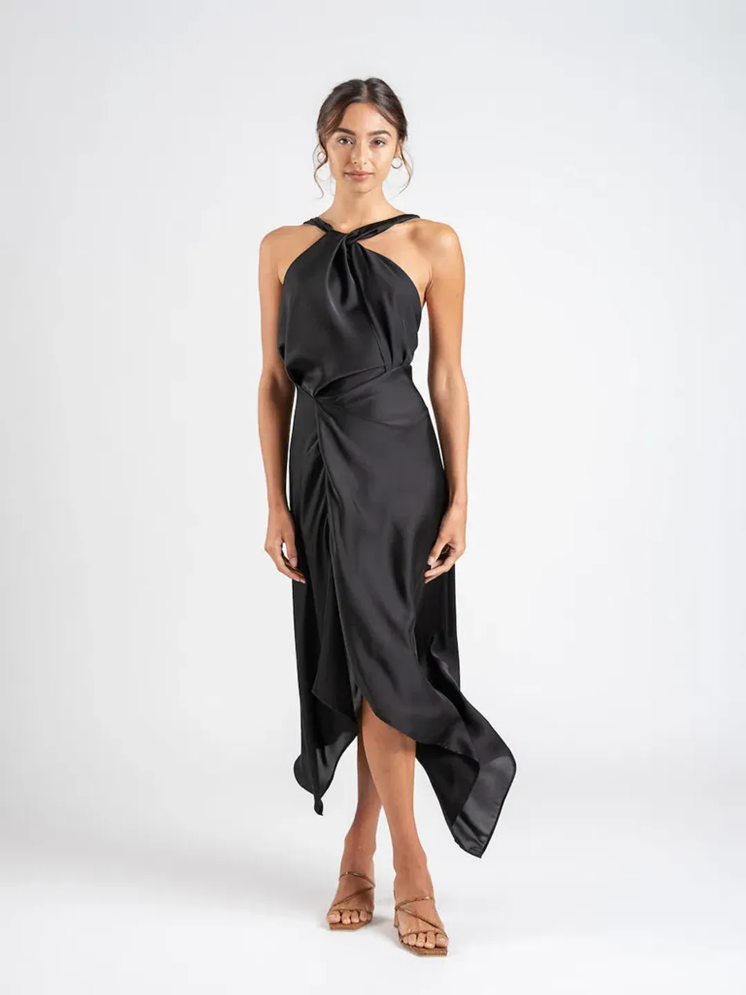 One Fell Swoop Audrey Dress Black Air Po Size 10 for rent on The Volte - main image