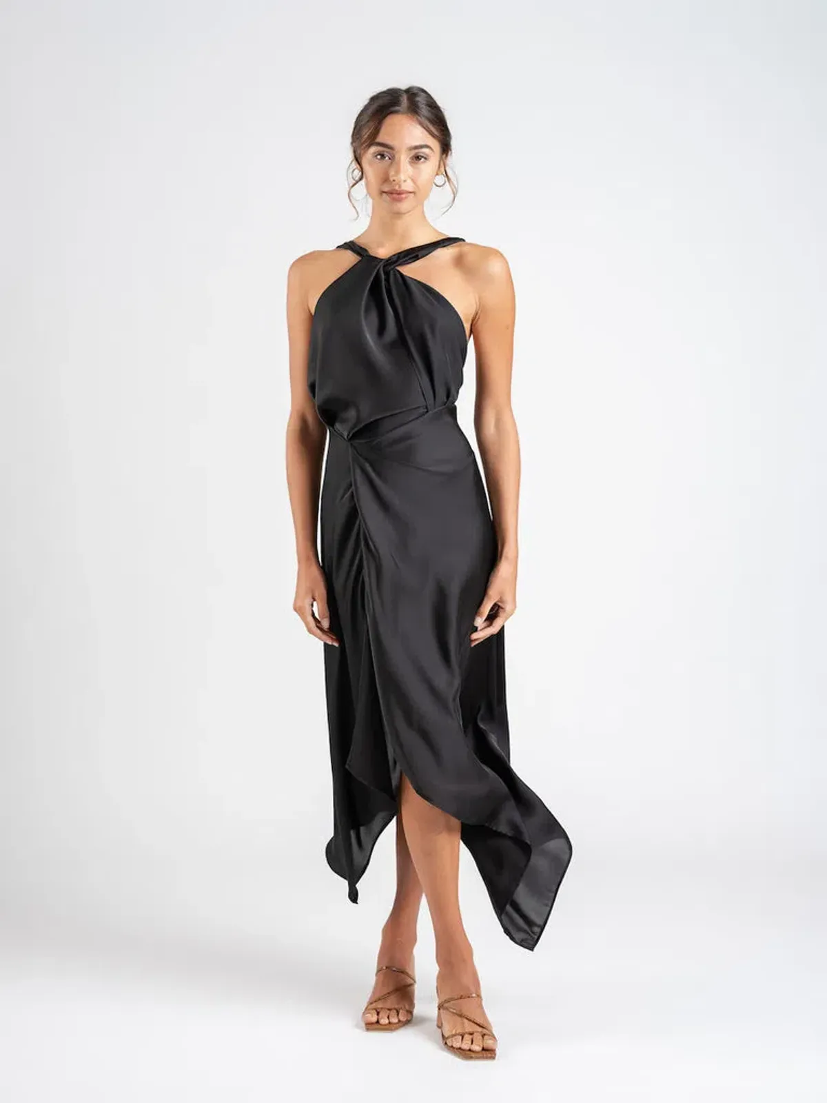 One Fell Swoop Audrey Dress Black Air Po Size 10 for rent on The Volte - main image