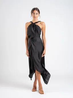 One Fell Swoop Audrey Dress Black Air Po Size 10 for rent on The Volte - image 1
