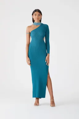 San Sloane Onix Metallic Knit Dress  for rent on The Volte - image 1