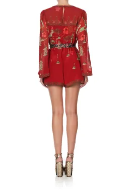 Camilla Panelled Playsuit with Belt Forbidden Fruit Size XS/AU 8 for rent on The Volte - image 6
