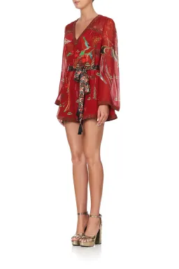Camilla Panelled Playsuit with Belt Forbidden Fruit Size XS/AU 8 for rent on The Volte - image 5