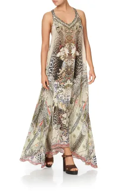 Camilla V Neck Racerback Dress Forever Forever Print Size XS/Au 8 for rent on The Volte - image 2