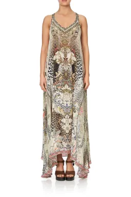 Camilla V Neck Racerback Dress Forever Forever Print Size XS/Au 8 for rent on The Volte - image 1