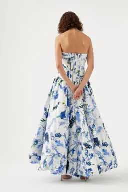 Aje Violette Bubble Hem Maxi Dress Print Size 10 for rent on The Volte - image 2