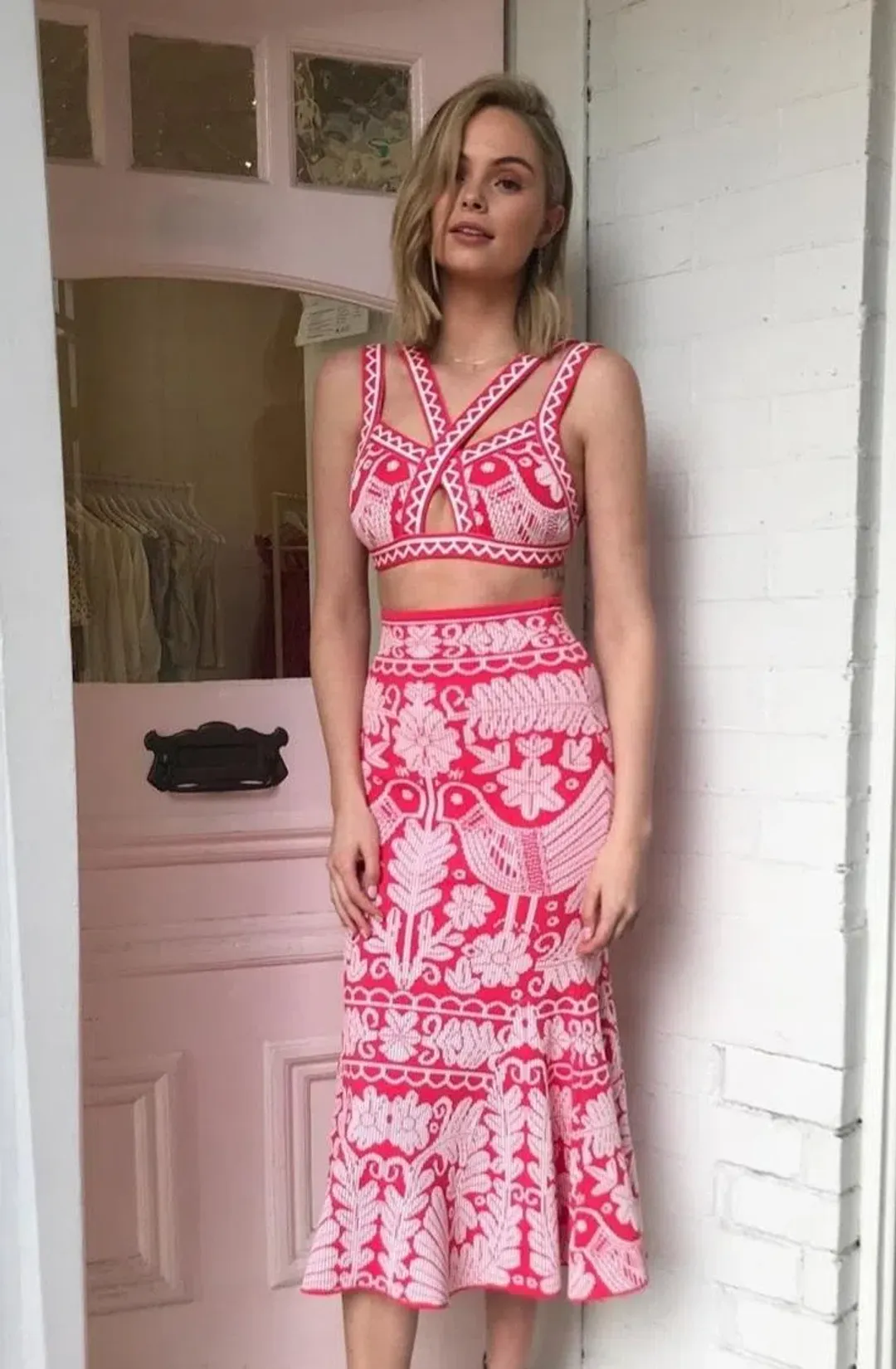 Alice McCall La Javanaise Top & Skirt Set Size 8 for rent on The Volte - main image