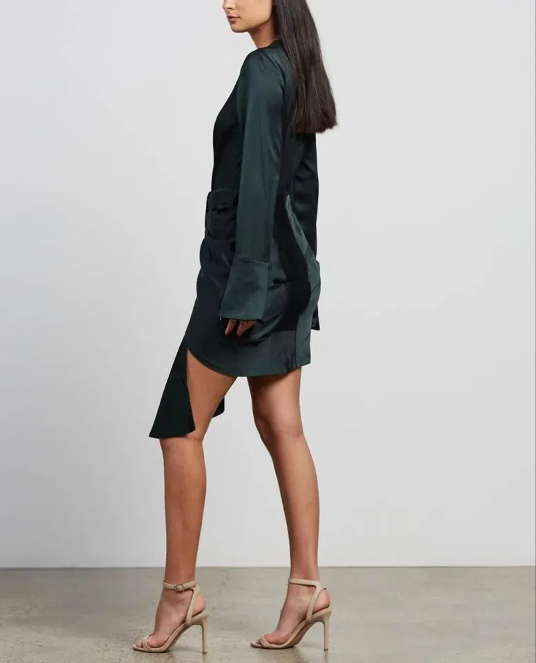 Significant Other Dahlia Dress Deep Pine Size 10 for rent on The Volte - main image