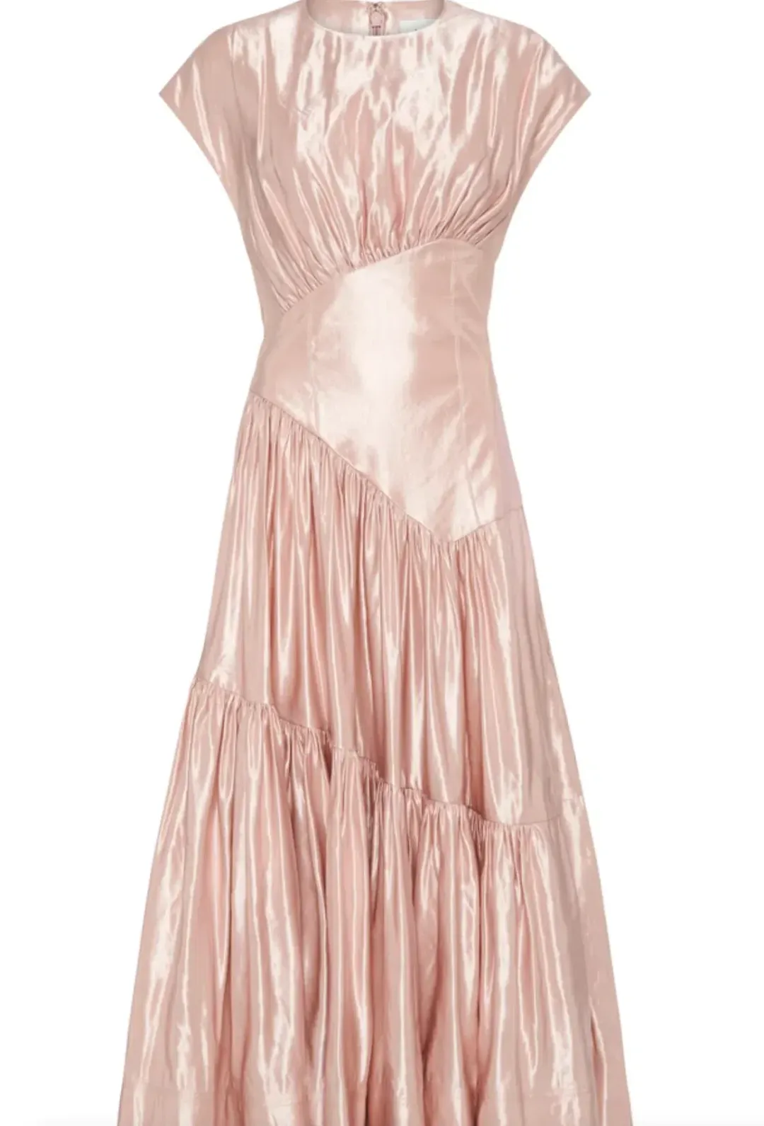 Aje Serendipity Reflection Midi Dress Blush Size 14 for rent on The Volte - main image