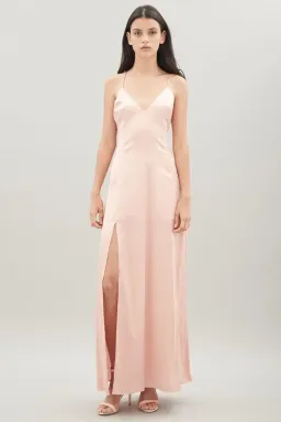 Hansen & Gretel Zen Silk Dress Blush Size 8 for rent on The Volte - image 4