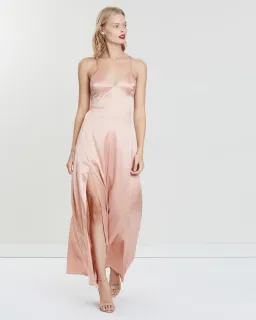 Hansen & Gretel Zen Silk Dress Blush Size 8 for rent on The Volte - image 1