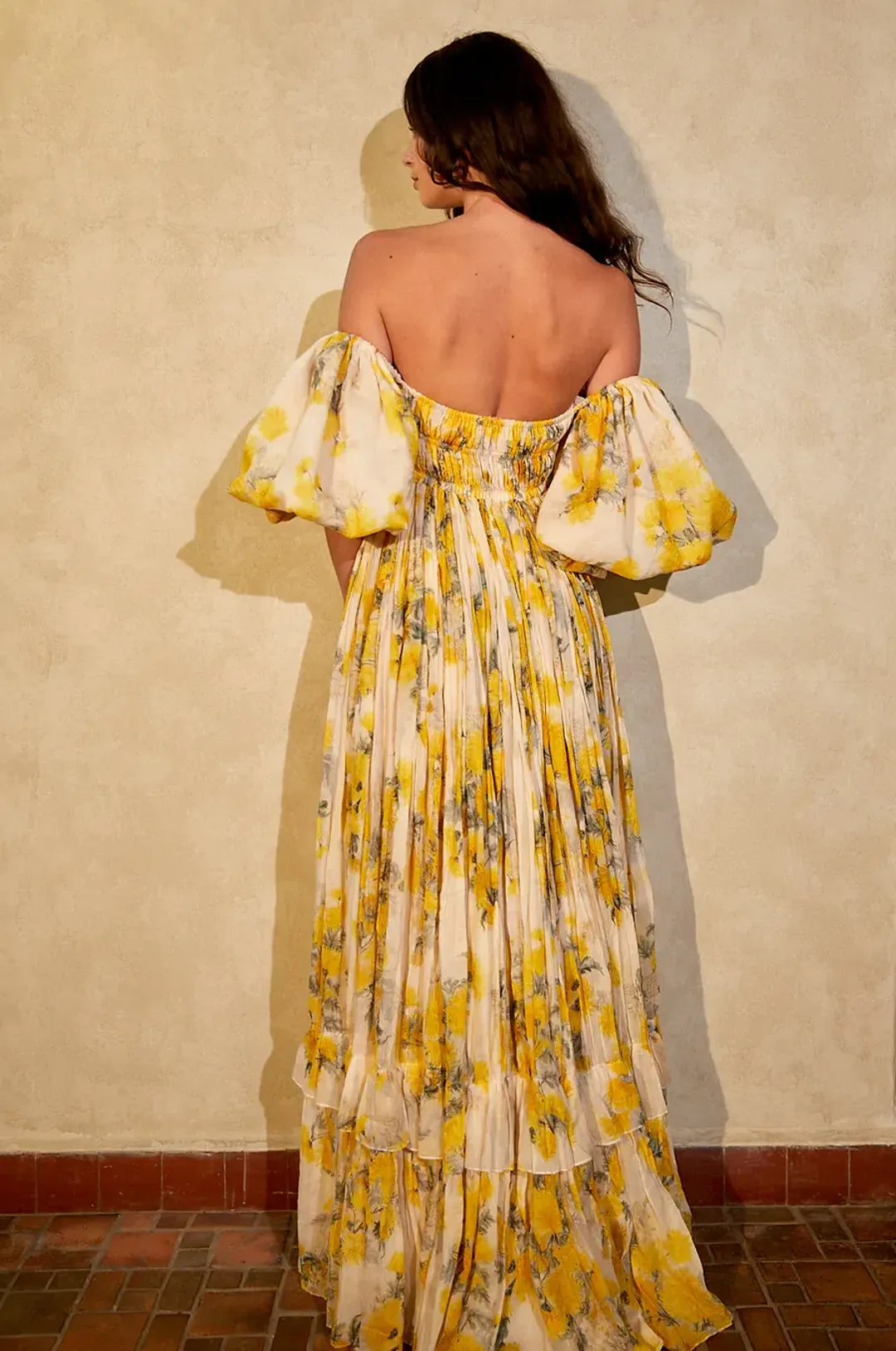 Rooh Collective Poppy Zephyr Maxi Dress Floral Size M / Au 10 for rent on The Volte - main image