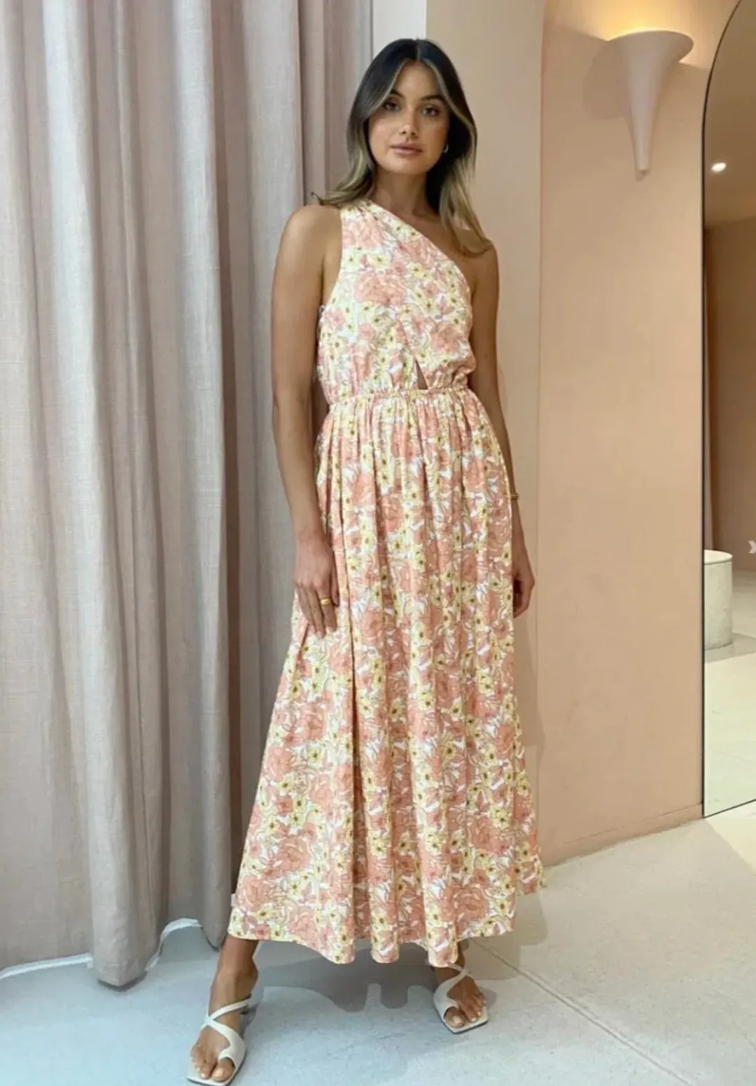 By Nicola Calypso Maxi Dress Floral Size 10 for rent on The Volte - main image
