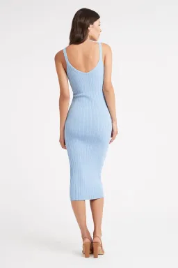 Kookai Stirling Bodycon Midi Dress Powder Blue Size 1 / Au 10 for rent on The Volte - image 2