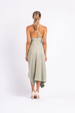 One Fell Swoop Harlequin Dress in Serpent Size 12 for rent on The Volte - image 3