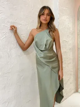 One Fell Swoop Harlequin Dress in Serpent Size 12 for rent on The Volte - image 4