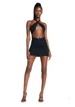 I. AM. GIA Cosma Mini Dress Black Size XS / AU 6 for rent on The Volte - image 1