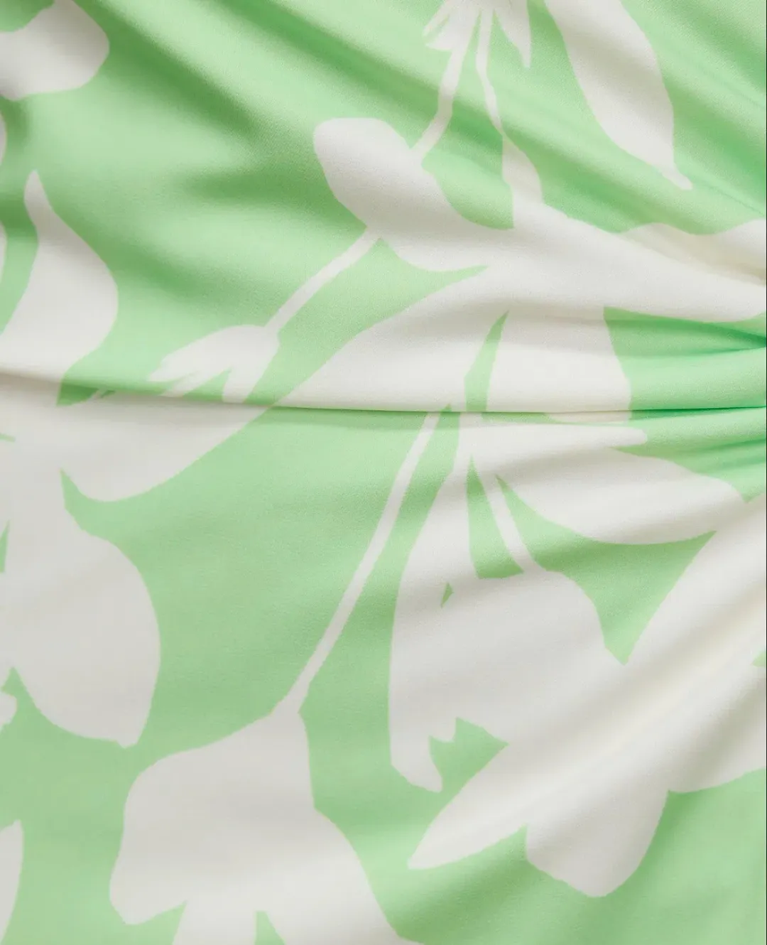 Lover Maldives One Shoulder Dress Green Print Size 10 for rent on The Volte - main image