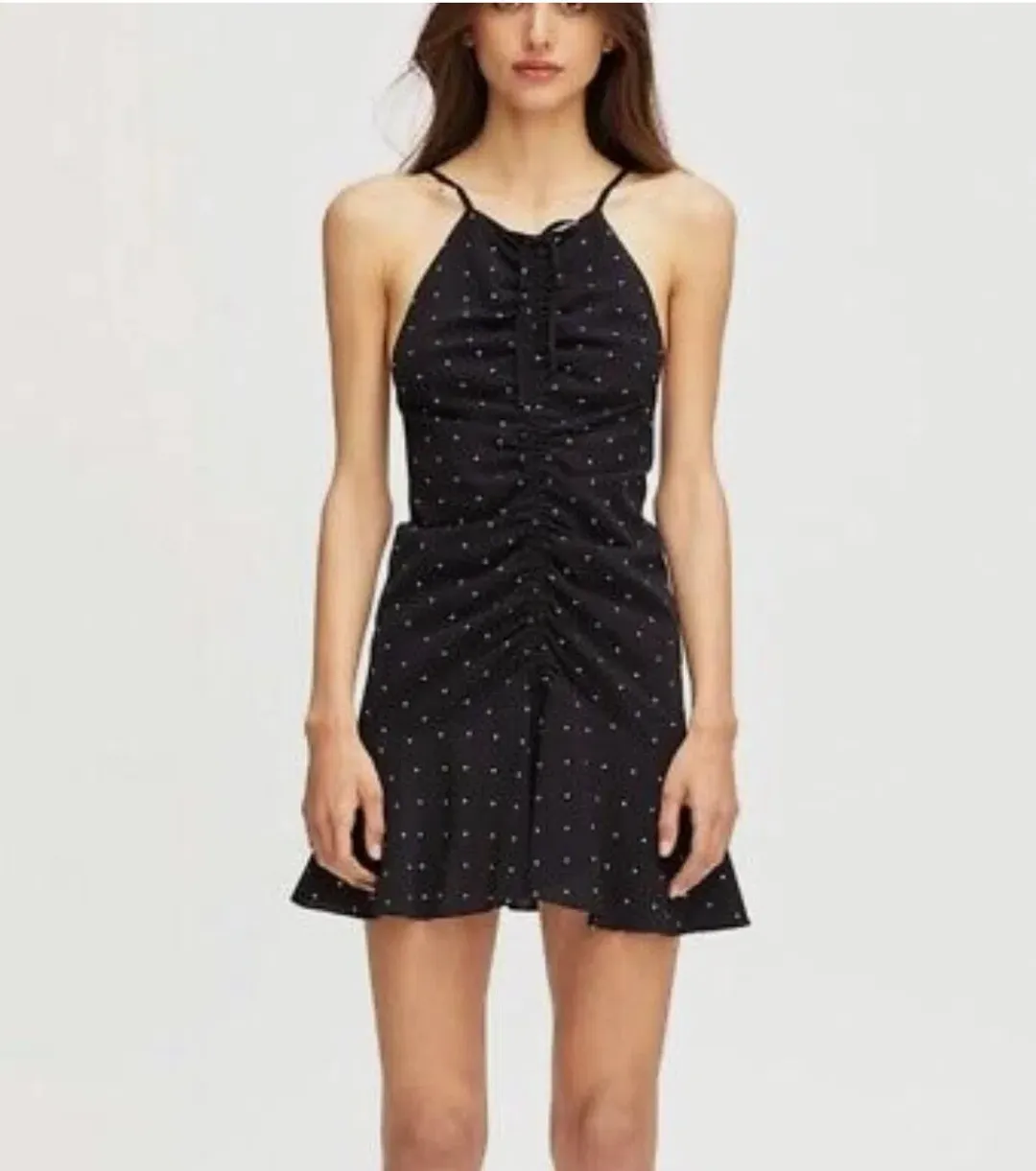 Alice McCall Oscar Mini Dress Black Size 10 for rent on The Volte - main image
