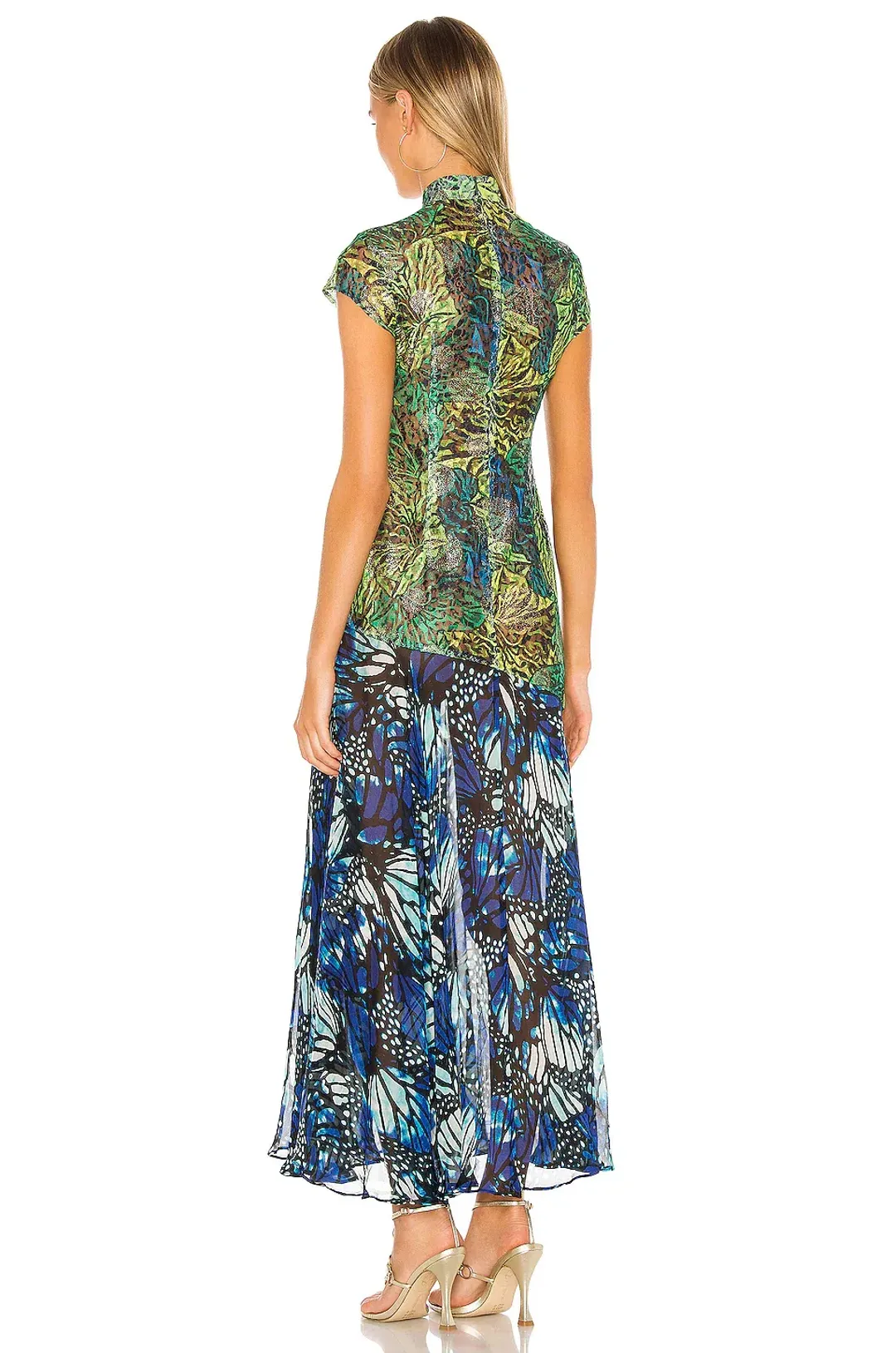 Kim Shui Lace Butterfly Dress Print Size 6  for rent on The Volte - main image