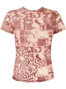 Miaou Mini Tee in Wanted Red Size Small/Au 8  for rent on The Volte - image 4