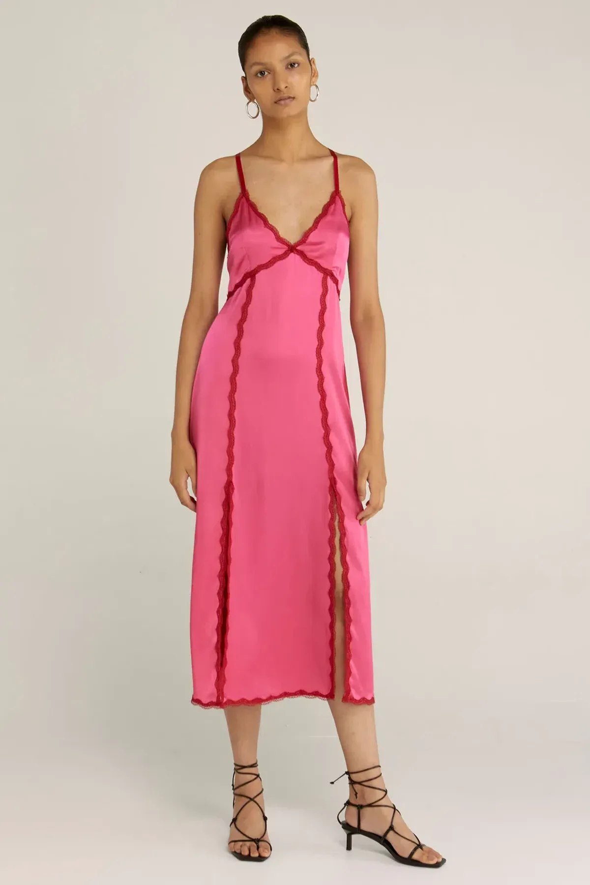 Third Form Last Dance Slip Dress Pink Size 6    for rent on The Volte - main image