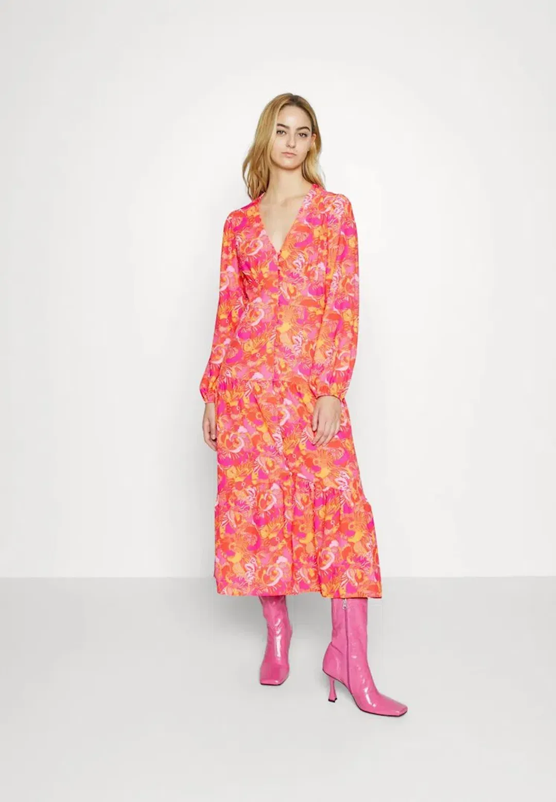 Never Fully Dressed Vibrant Dress Multi Size 8 for rent on The Volte - main image