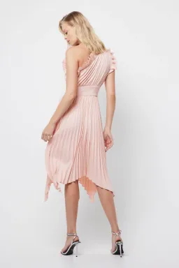 Mossman The Lady Like Midi Dress Pink Size 10 for rent on The Volte - image 2