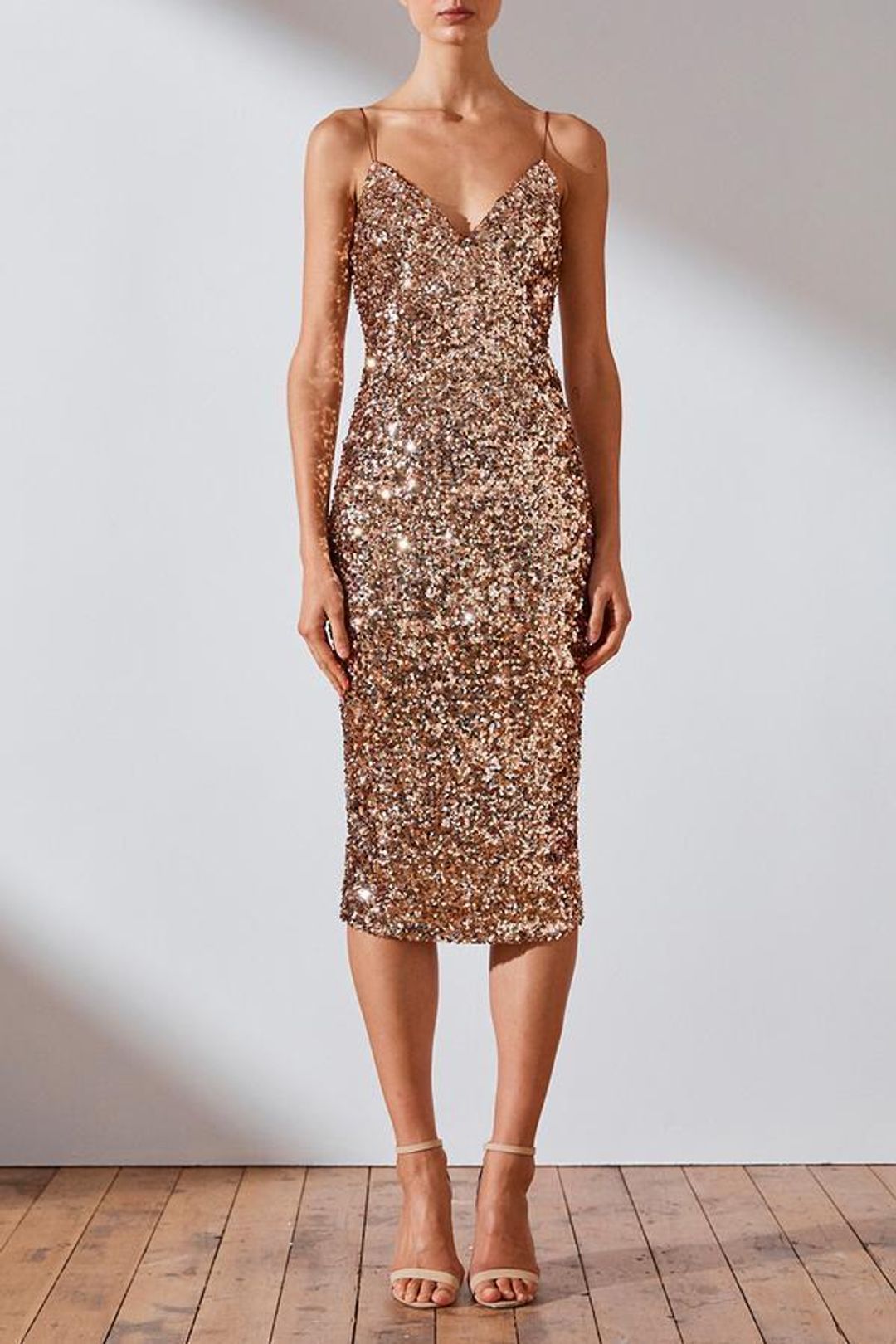 SHONA JOY FAYE COCKTAIL MIDI DRESS sz 10 for rent on The Volte - main image