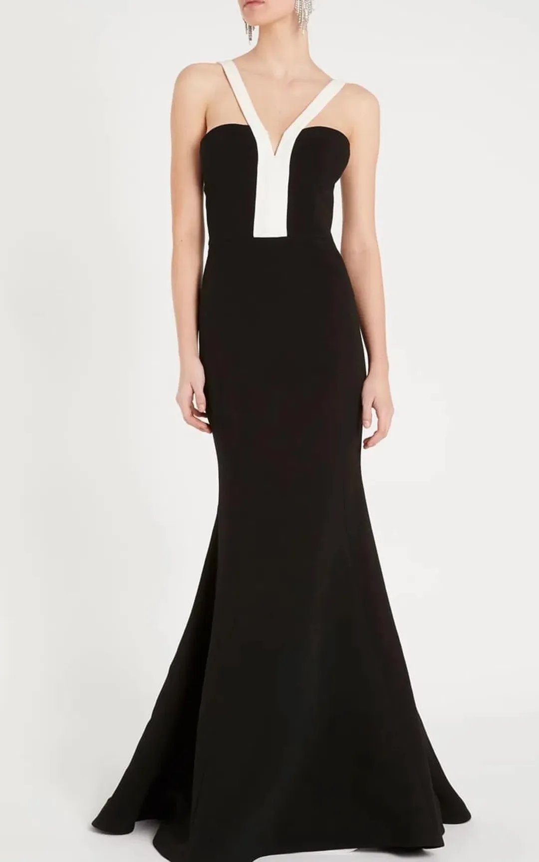 Rebecca Vallance Hepburn Full Length Gown Black Size 12 for rent on The Volte - main image