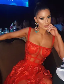 Nicola Finetti Marisol Dress Red Size 6 for rent on The Volte - image 3