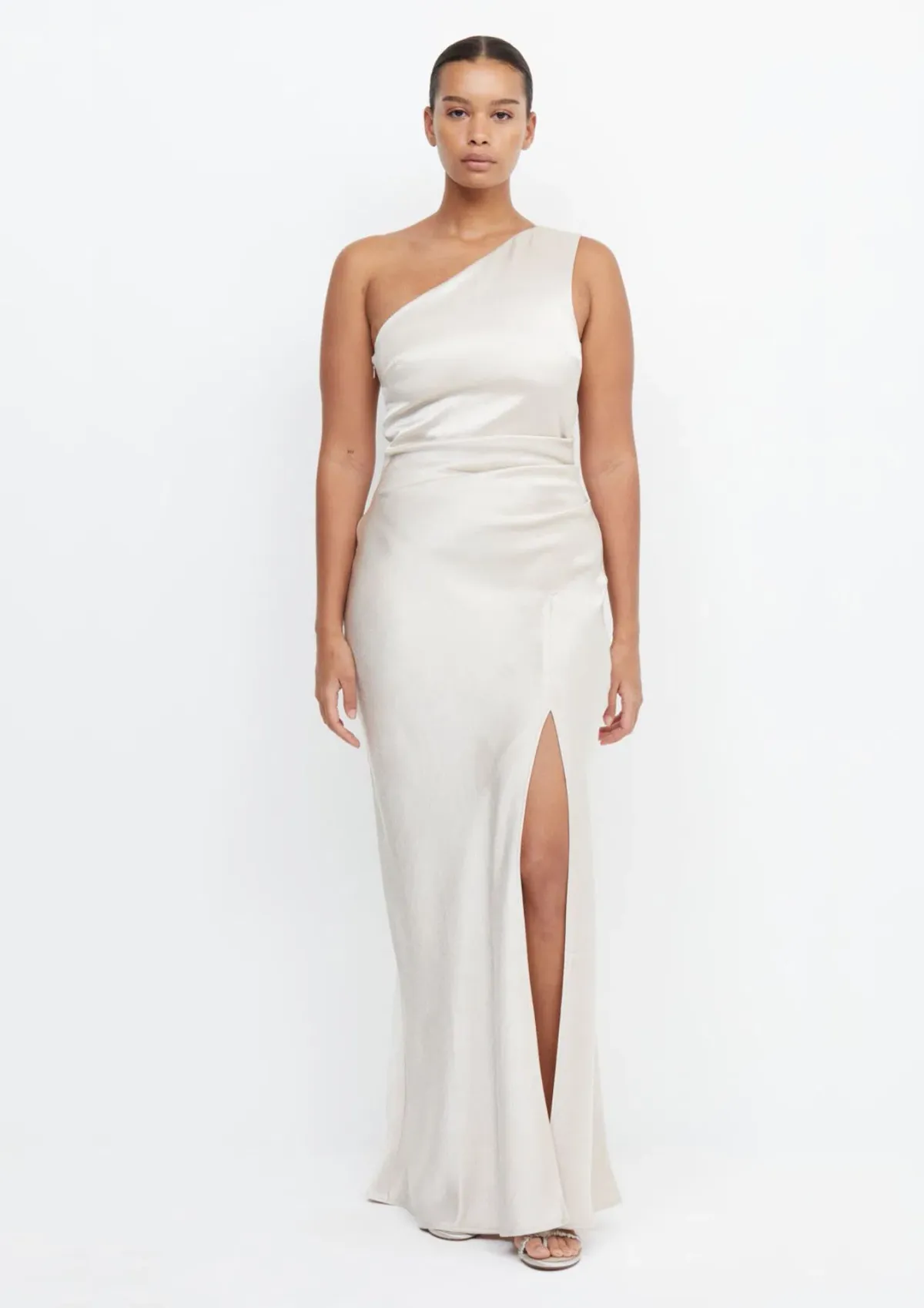 Bec & Bridge The Dreamer Asym Dress Sand Size 8 for rent on The Volte - main image