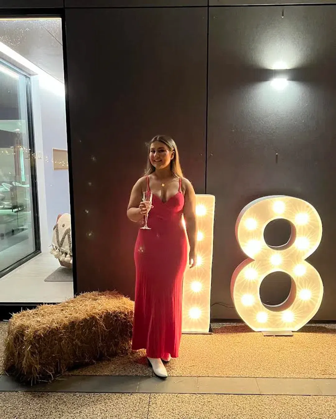 Anna Quan Sabrina Dress Fuchsia Size 12  for rent on The Volte - main image