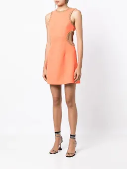 Rebecca Vallance Loretta Cut Out Mini Dress Orange Size 6 for rent on The Volte - image 1