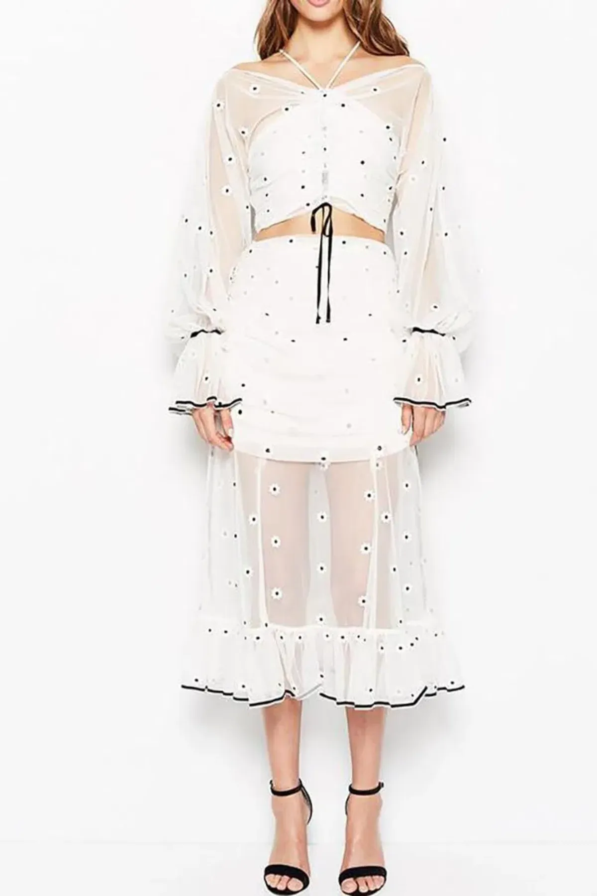 Alice McCall Le Lady Skirt White Size 6  for rent on The Volte - main image