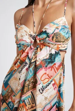 Sheike Caribbean Queen Dress Print Size 10  for rent on The Volte - image 2