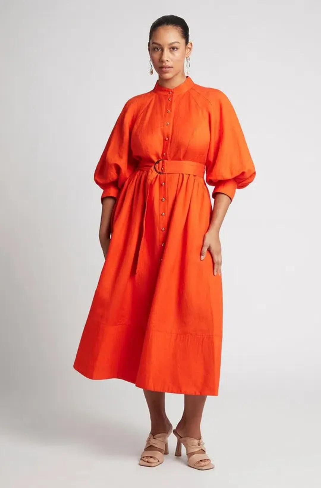 Sheike Piper Dress Tangerine Size 8 for rent on The Volte - main image