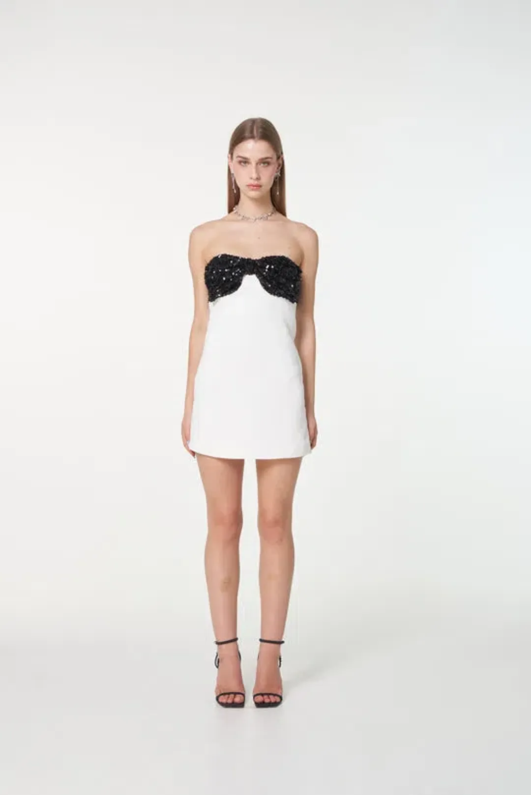 Par Violet Romantica Dress White Size 8 for rent on The Volte - main image