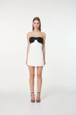 Par Violet Romantica Dress White Size 8 for rent on The Volte - image 3