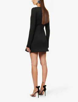 Rachel Gilbert Stella Mini Dress Black Size 1 / AU 8  for rent on The Volte - image 2