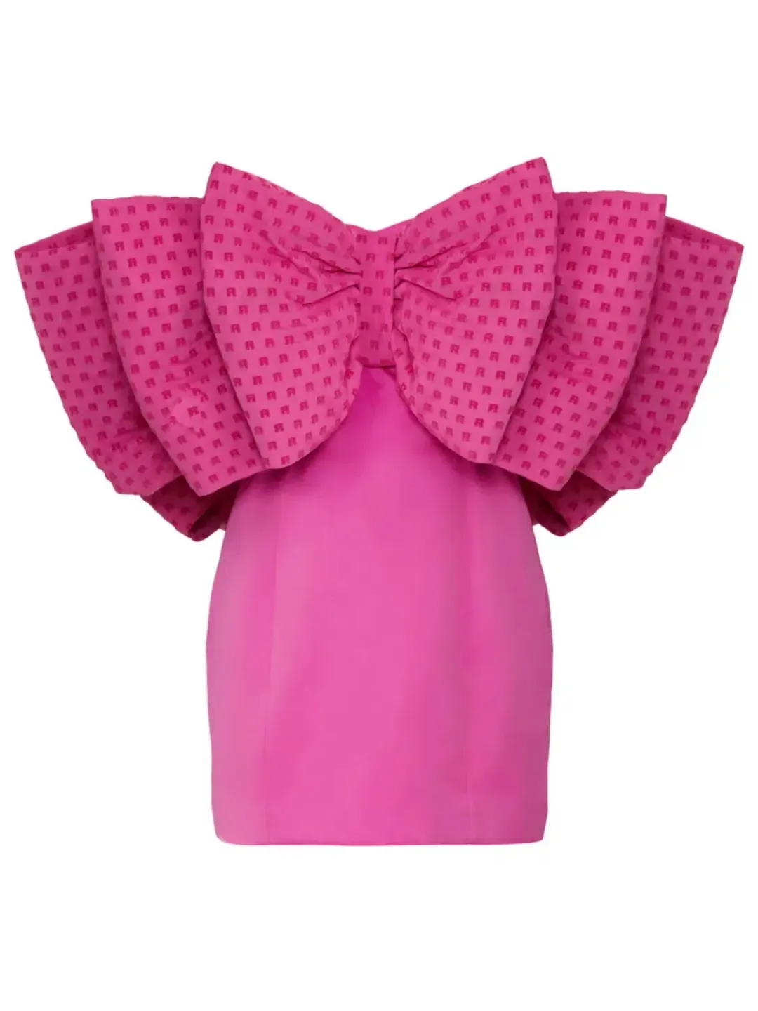 Rotate Natalie Bow Dress Pink Size 8 for rent on The Volte - main image