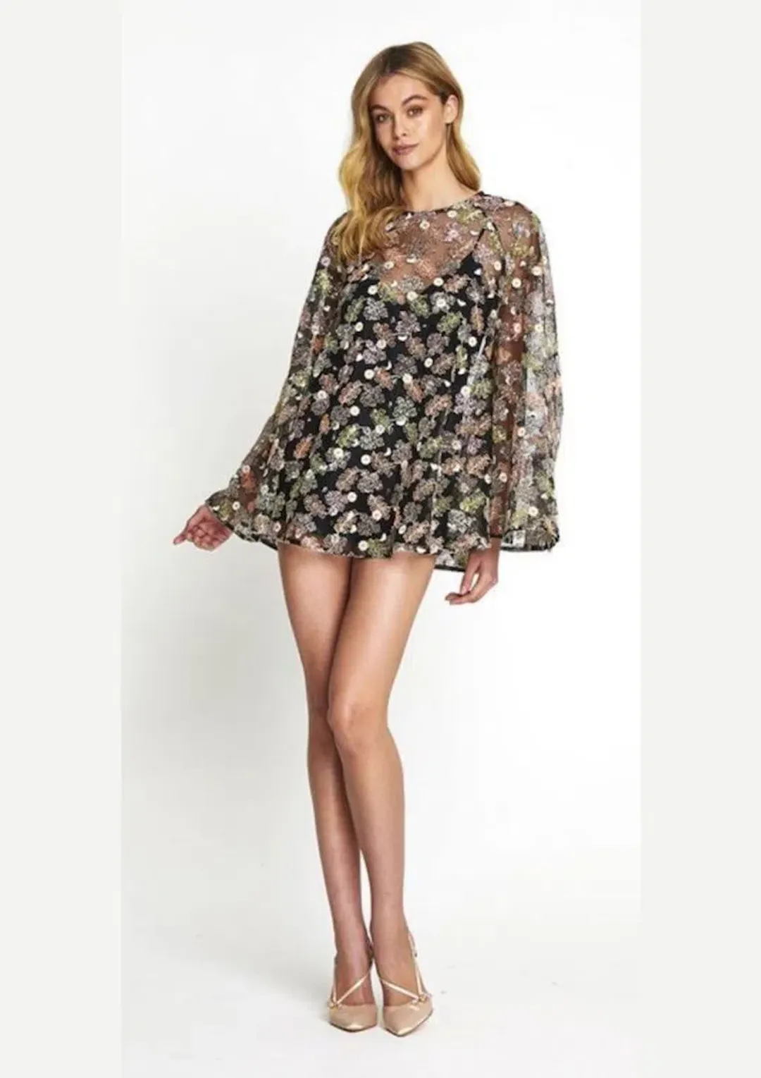 Alice McCall Celestial Creature Swing Dress Floral Size 6 for rent on The Volte - main image
